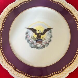 Presidential Limoge plate